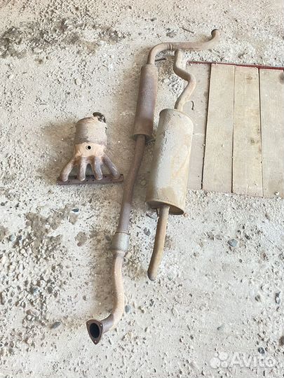 Выхлопная система на priora