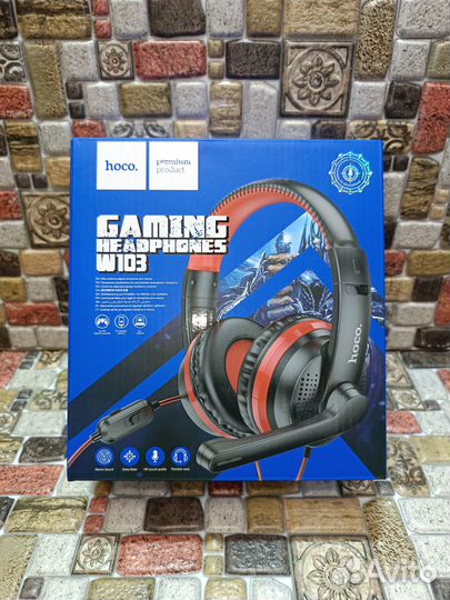 Наушники Игровые с микрофоном новые