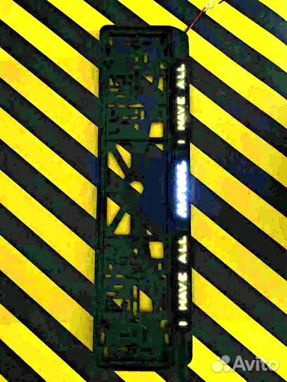 Рамки номера с надписями