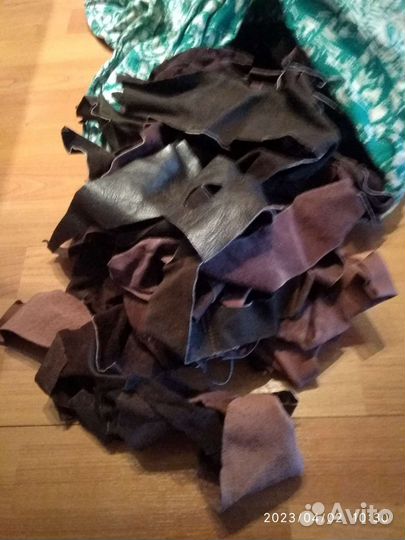 Кожа натуральная кусочки