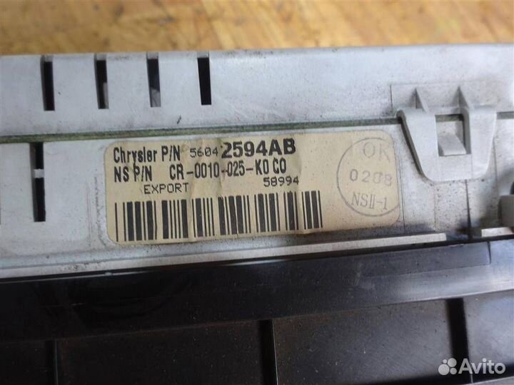 Панель приборов Jeep Grand Cherokee ZJ рестайлинг