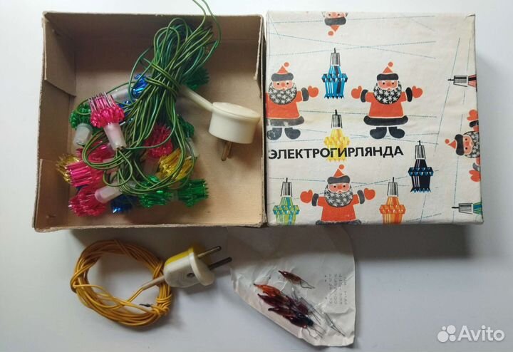 Елочная гирлянда СССР