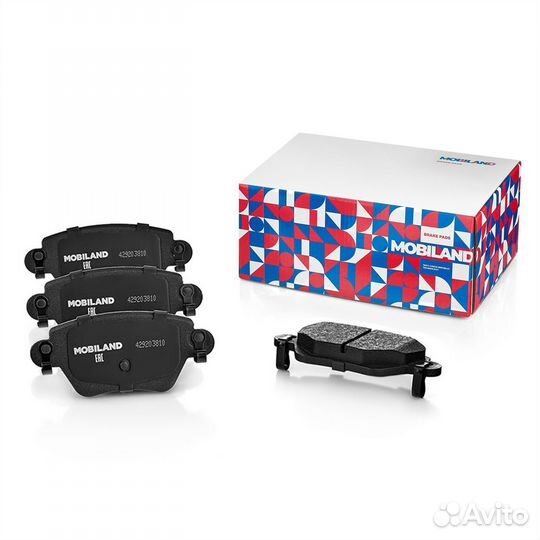 Mobiland 429203810 Колодки тормозные дисковые задн