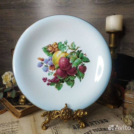 Антиквариат из Европы. Декоративная тарелка