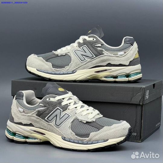 Кроссовки New Balance 2002R Светлые (Арт.29620)