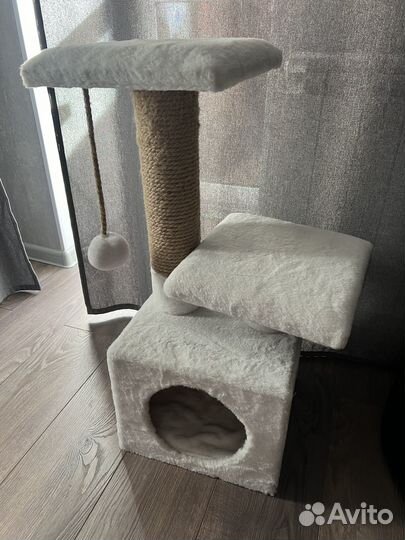 Когтеточка домик для кошки