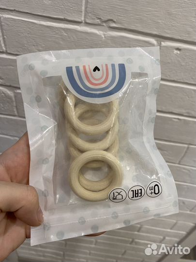 Деревянные кольца для погремушек / рукоделия