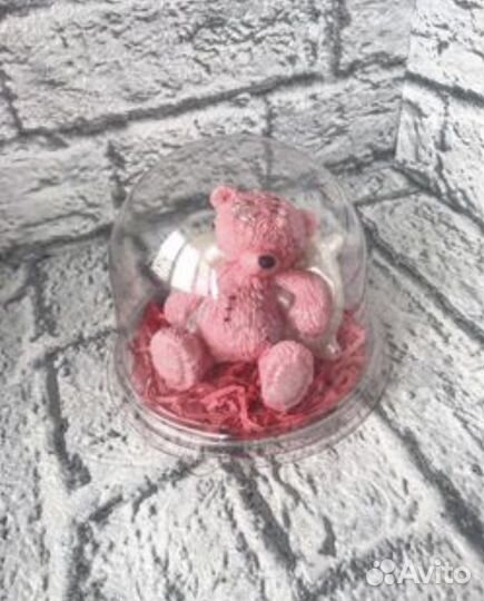 Мыло 3 D Мишка Тедди подарок на день влюбленных