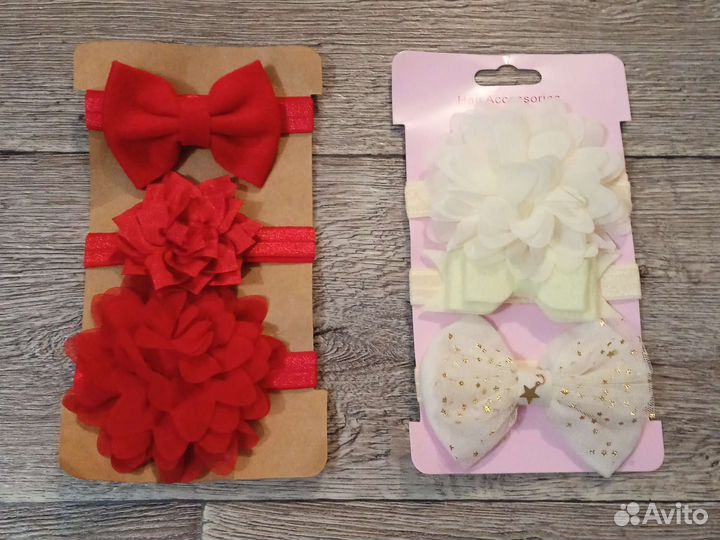 Детские повязки для девочек пакетом