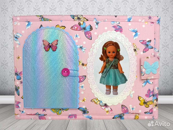 Развивающая книжка игрушка Кукольный домик