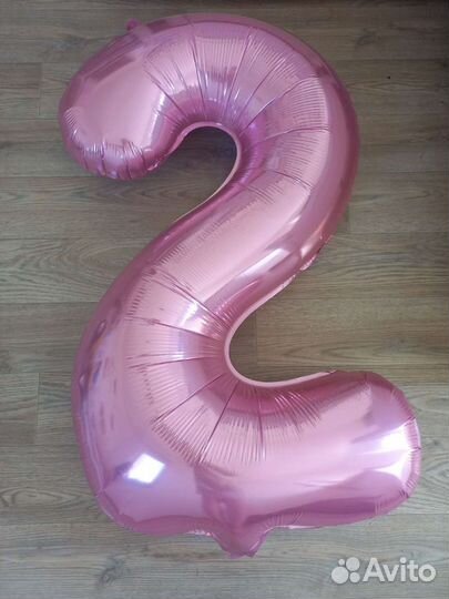 Воздушный шар цифра 2