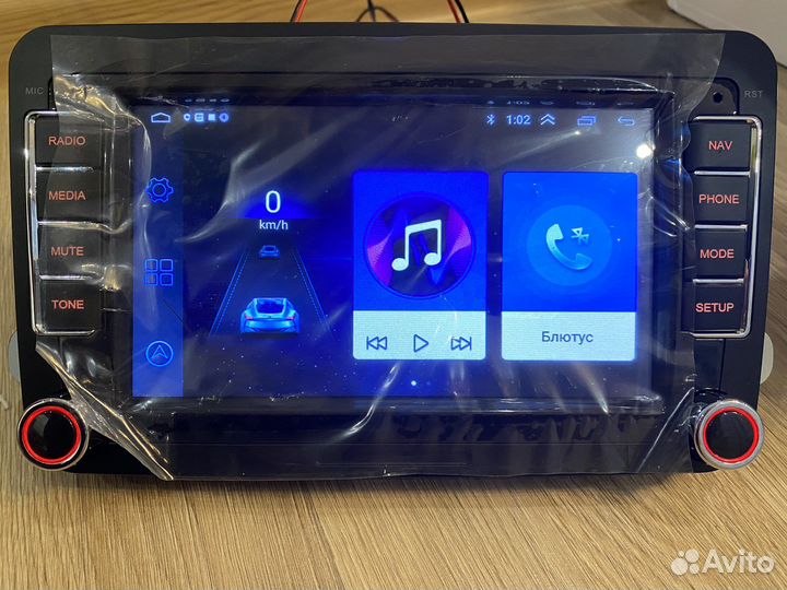 Магнитола VW Volkswagen Android WiFi BT 9 дюймов