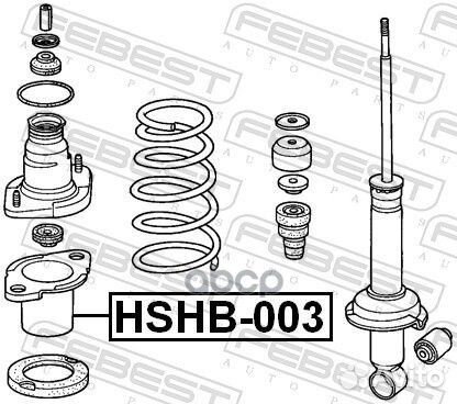 Пыльник амортизатора honda civic 2001-2006 febe