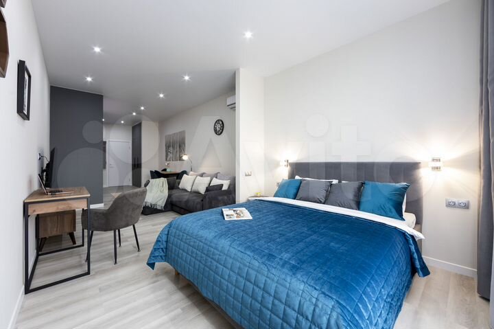 Квартира-студия, 45 м², 6/9 эт.