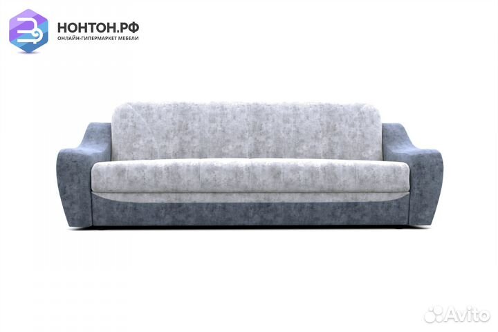 Диван книжка Вега-36 серый