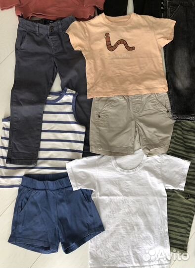 Пакет детских вещей zara next h&m 98