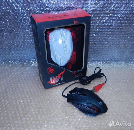 Игровая мышь и клавиатура Bloody Q1300