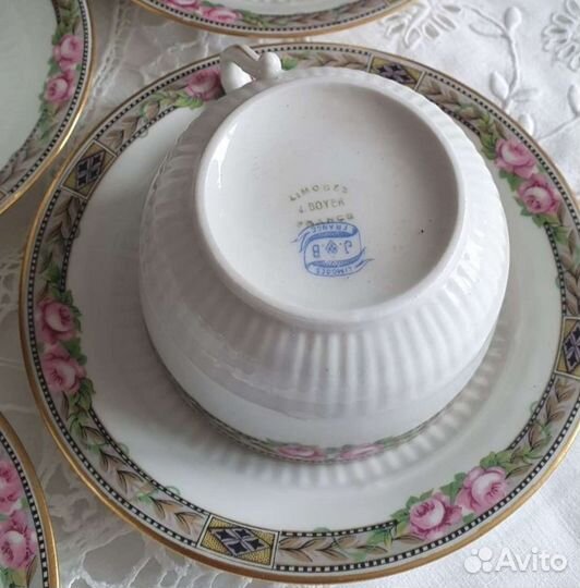 Сервиз чайный франция лимож