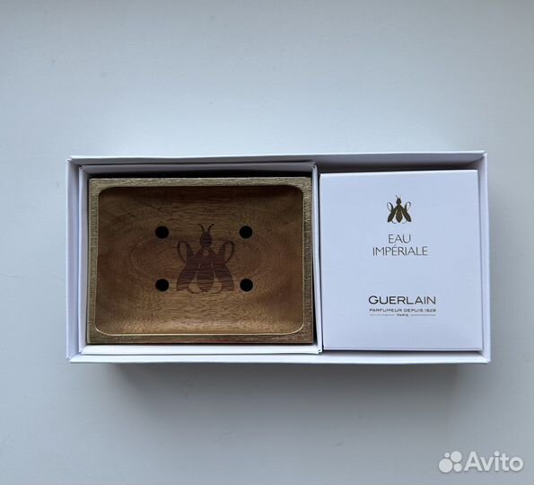 Guerlain eau imperiale набор мыло и мыльница