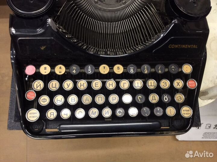 Печатная машинка continental антикварная