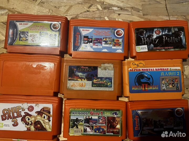 Картриджи dendy новодел