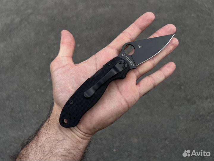 Нож spyderco paramilitary 3 black