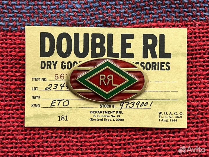 Значки RRL Double Ralph Lauren