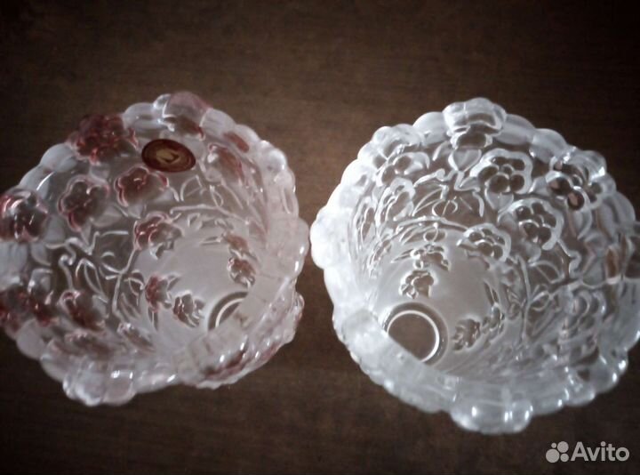 Ваза для цветов хрустальная