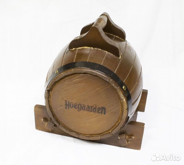 Бочка - бар Hoegaarden, дерево, длина 33 см, высот