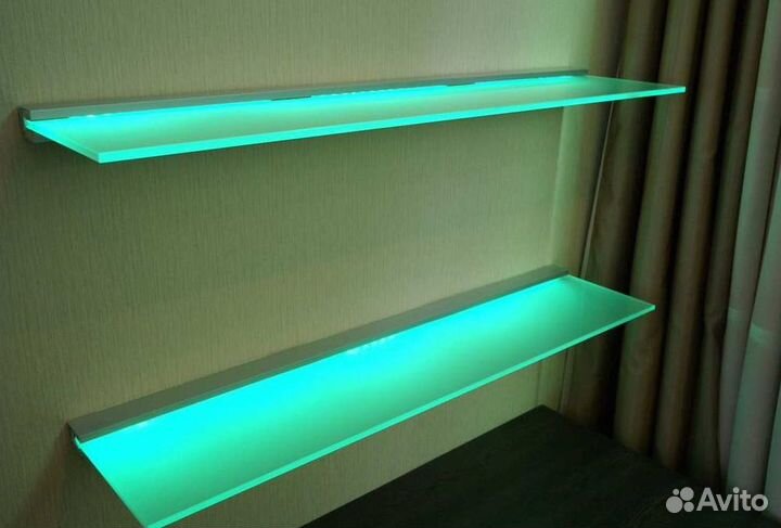 Стеклянные полочки