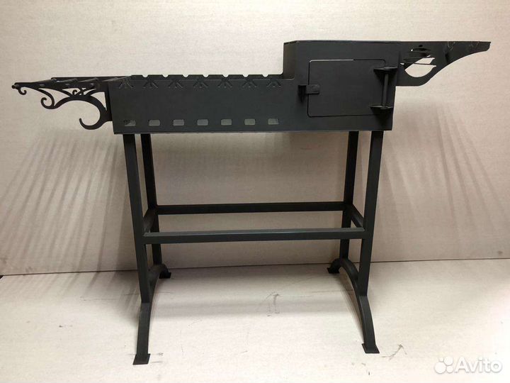 Мангал с печью под казан