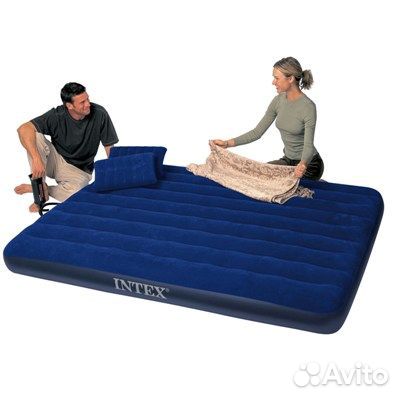 Надувной матрас Intex 152х203х25