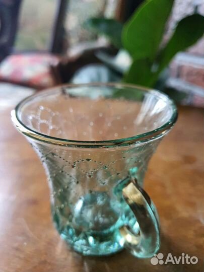 Винтажное стекло ссср.Маленькая кружечка