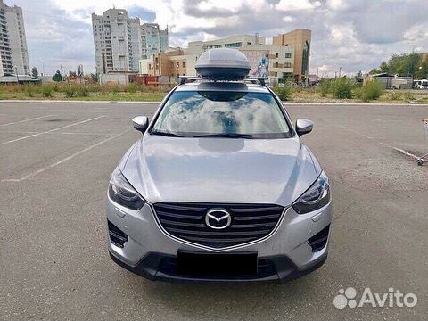 Бокс Terra Drive 480 серый матовый на Mazda CX-5