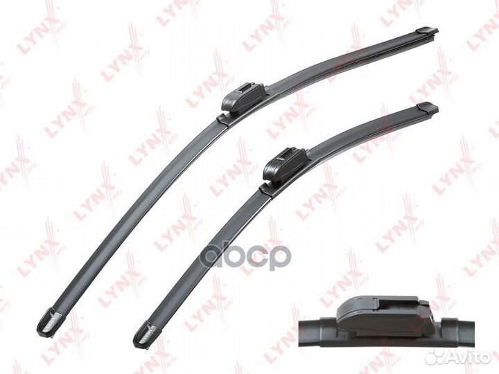 LB-1261) Комплект бескаркасных щеток стеклоочи