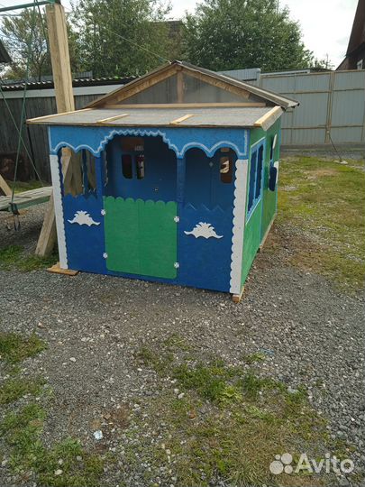 Детский игровой домик уличный
