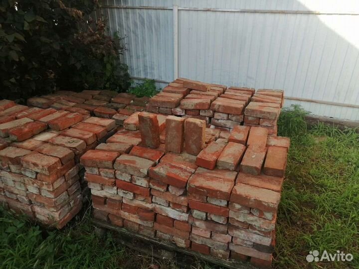 Кирпич красный бу