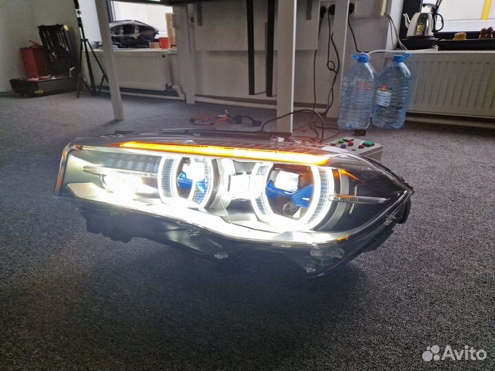 Фары BMW X5 X6 F15 F16 Laser Full LED на дорест