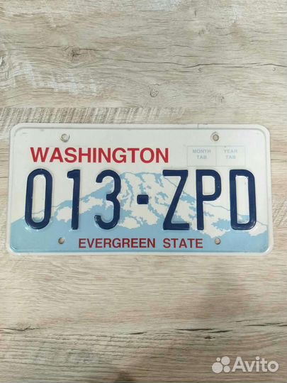 Автомобильный номер США