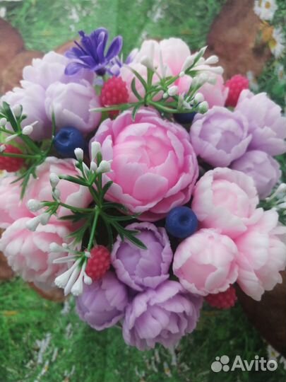 Мыло ручной работы букеты