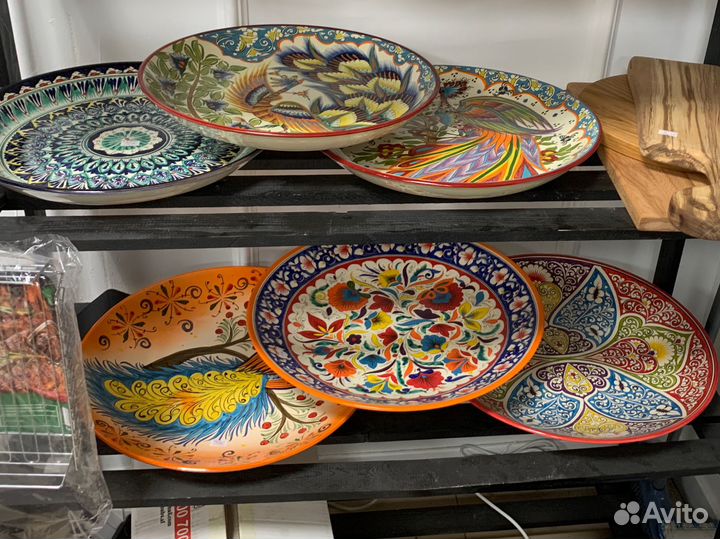 Узбекская посуда, ляган, пиала