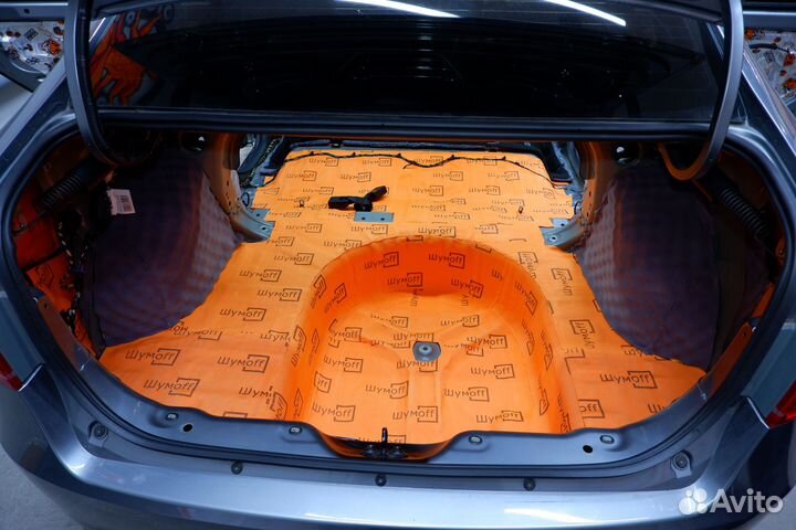 Полная шумоизоляция салона 