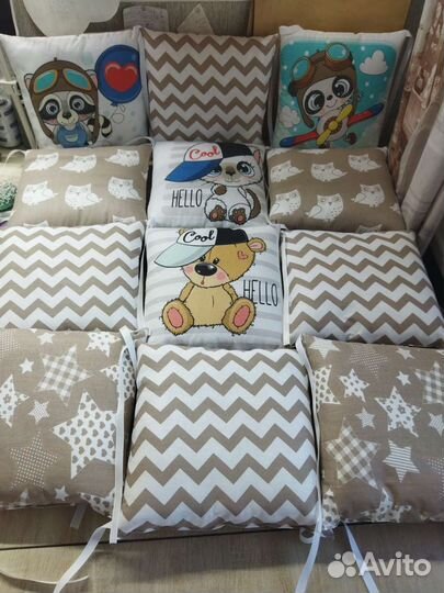 Новые бортики в кроватку