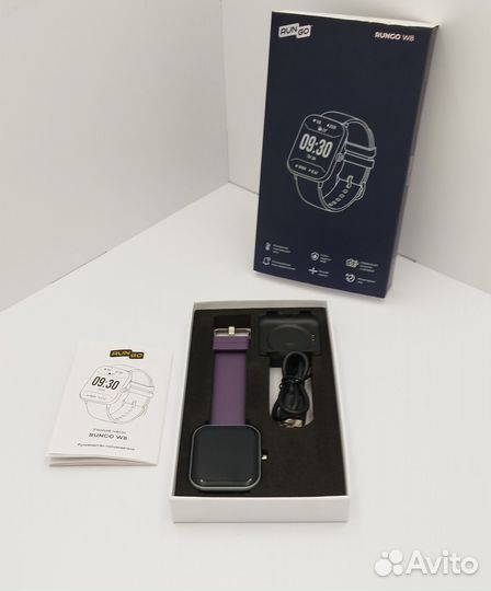 Смарт часы rungo W8 Violet/Silver (rngw8vlslv)