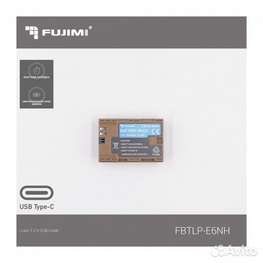 Аккумулятор Fujimi fbtlp-E6NH (2040 mAh) для цифро
