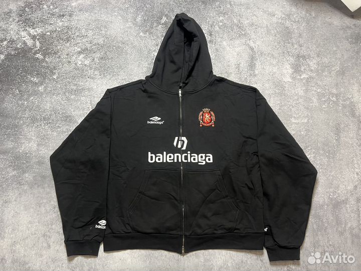 Balenciaga Soccer Zip hoodie зип худи Тренд 2025