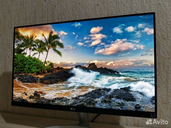 Монитор LG 27 дюймов (безрамочный, IPS, 75Hz)