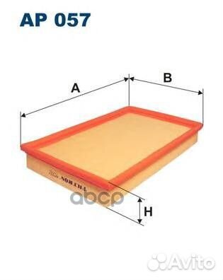 Фильтр воздушный opel vectra 2.0/2.0i 88-92 AP