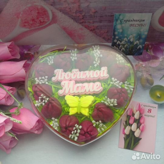 Мыло ручной работы букеты