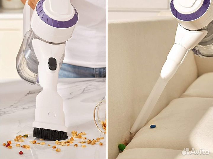 Беспроводной пылесос + LED лампа в подарок